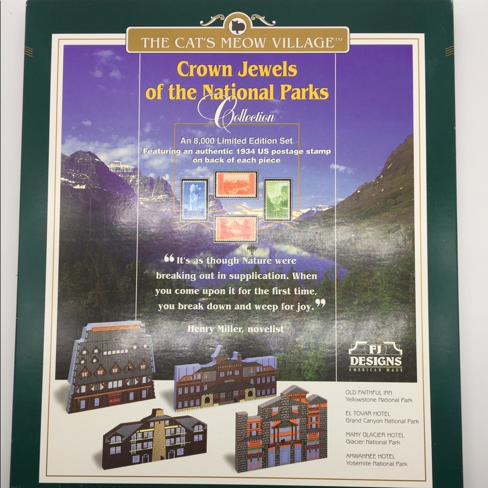 Crown Jewels of The National Parks Cat’s Meow Set
